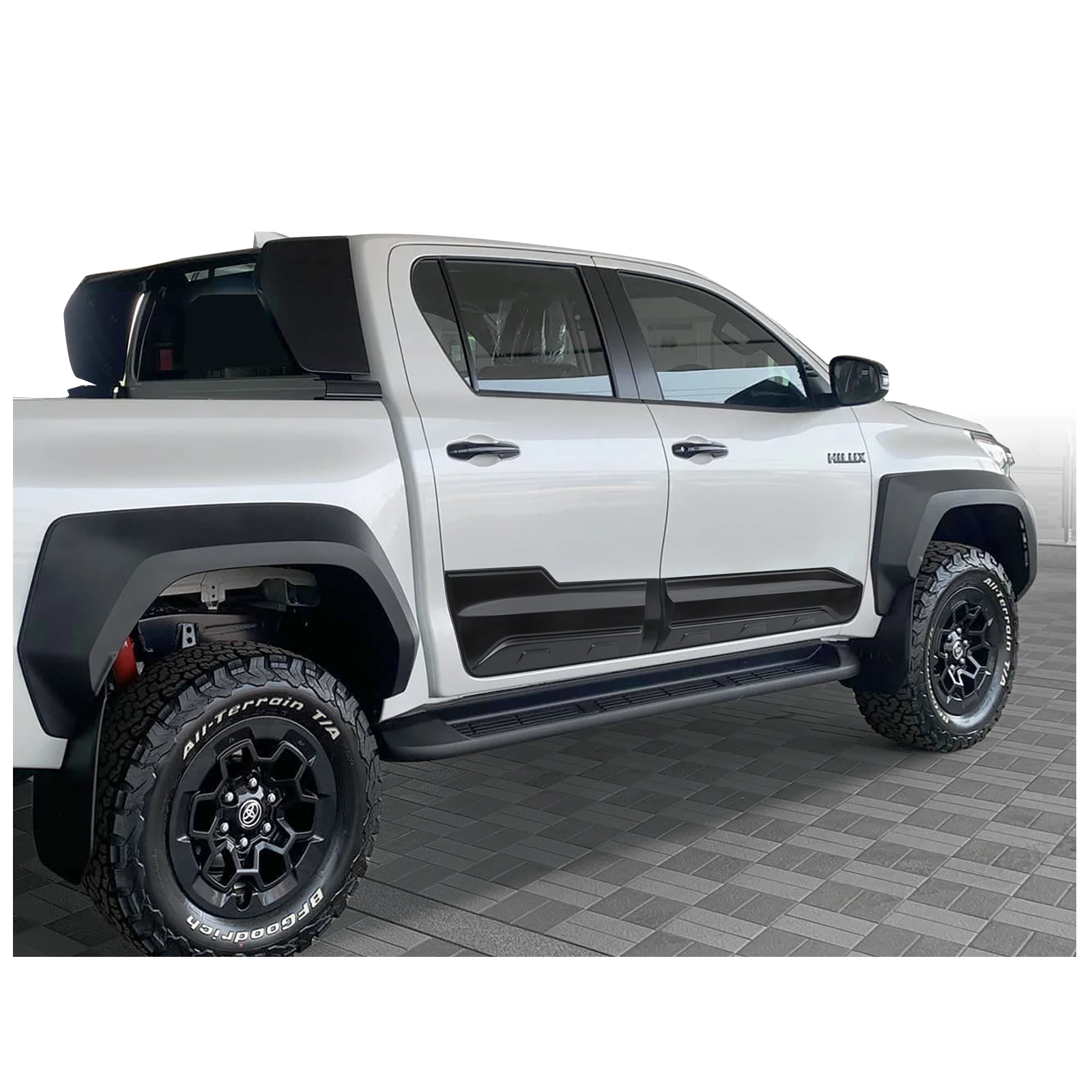 Car Door Side Moulding Body Cladding Side Molding For Toyota Hilux Revo 2021 2022 2023 2024 4X4 Car Styling Accessories