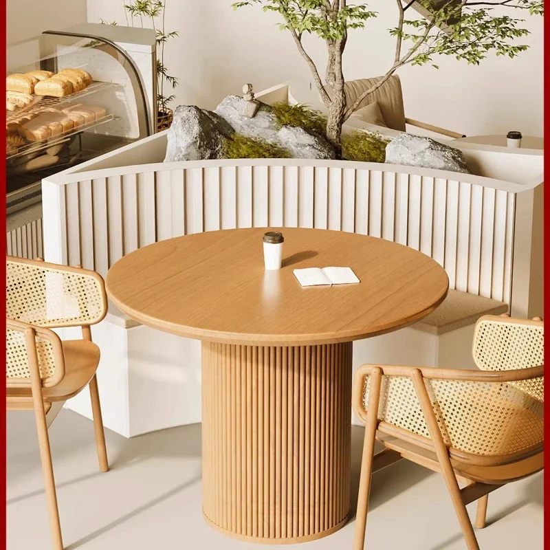 Round Dining Table Set Living Room Sofas Kitchen Table And Chairs French Style Furniture Portable Dining Coffee Elegant Set