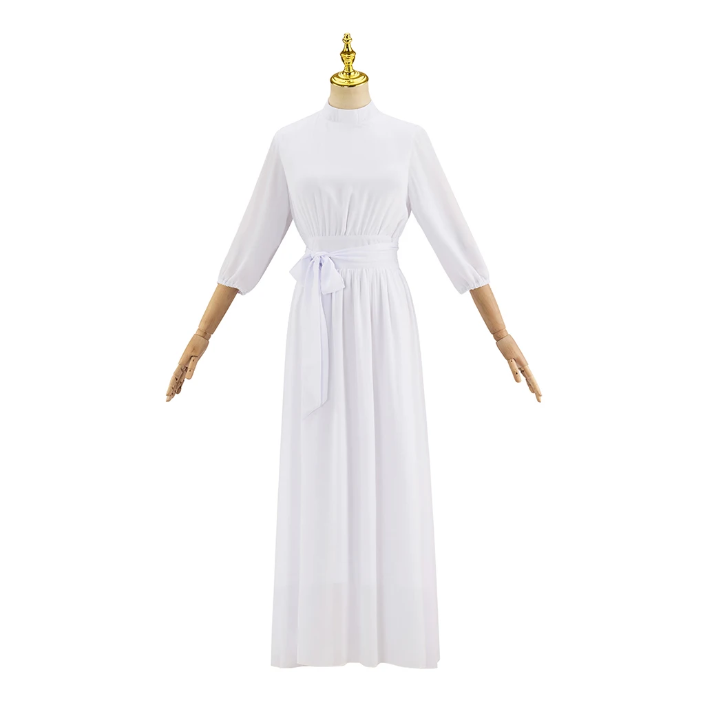 Disfraz de sacerdote romano para mujer, bata de sotana para iglesia, bata de ritual Medieval, vestido de clero para vestimenta, ropa de coro para Halloween