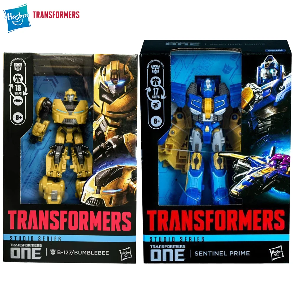 

В наличии Hasbro Transformers Studio Series Transformers One Sentinel Prime & Bumblebee (B-127) Фигурка робота Модель игрушки