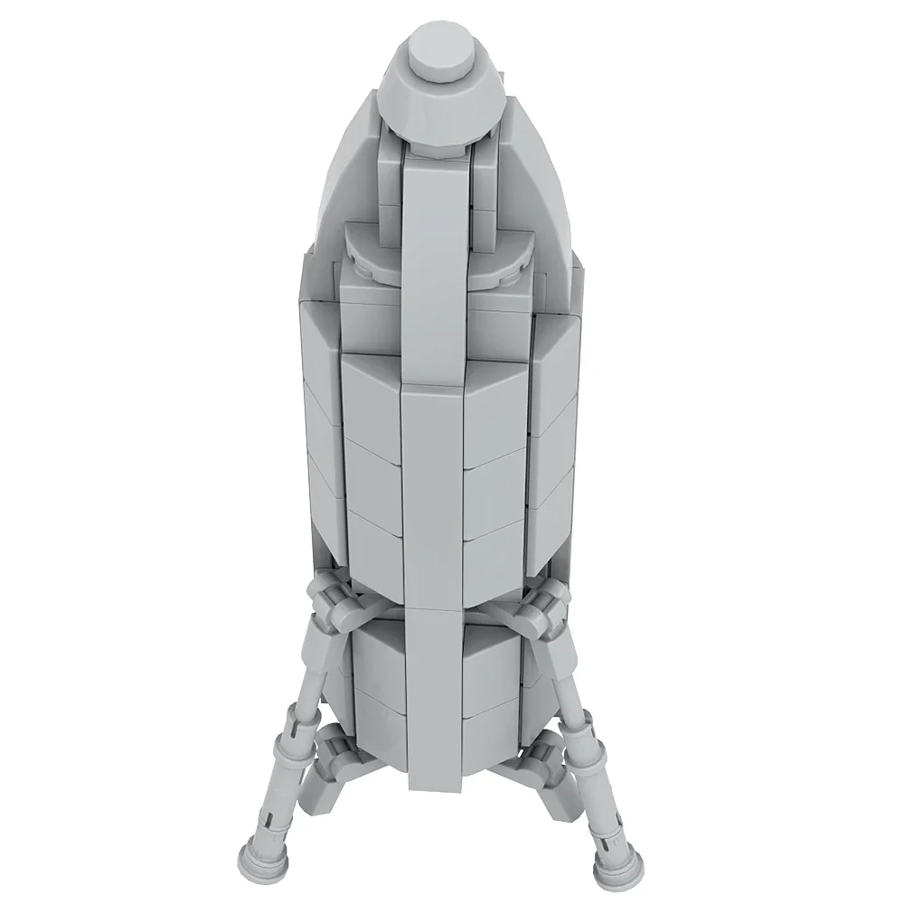 Gobricks MOC SpaceX Starhopper Rocket Building Blocks Space Exploration Rocket Carrier Rocket Bricks Toys Children Birthday Gift