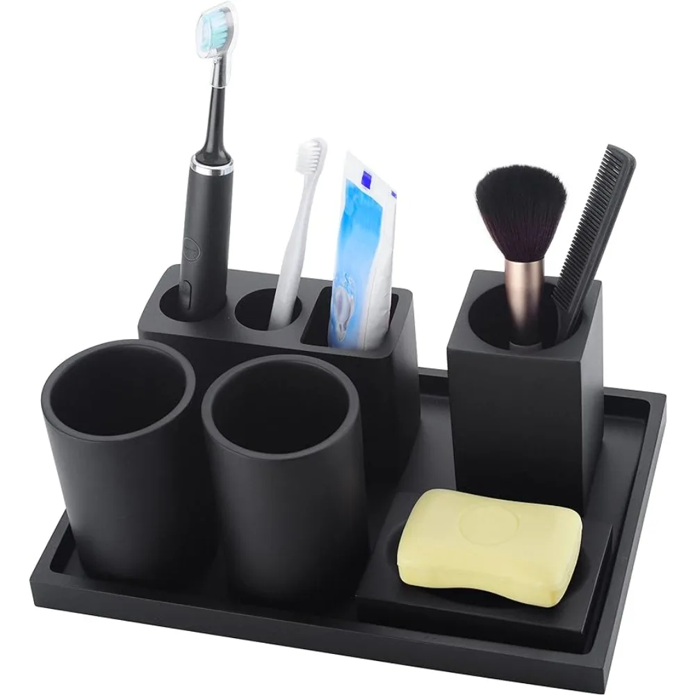 

Kit Bathroom Accessories Matte Black Bathroom Accessories Set 6 Pieces Free Shipping For Products Household Merchandises Home