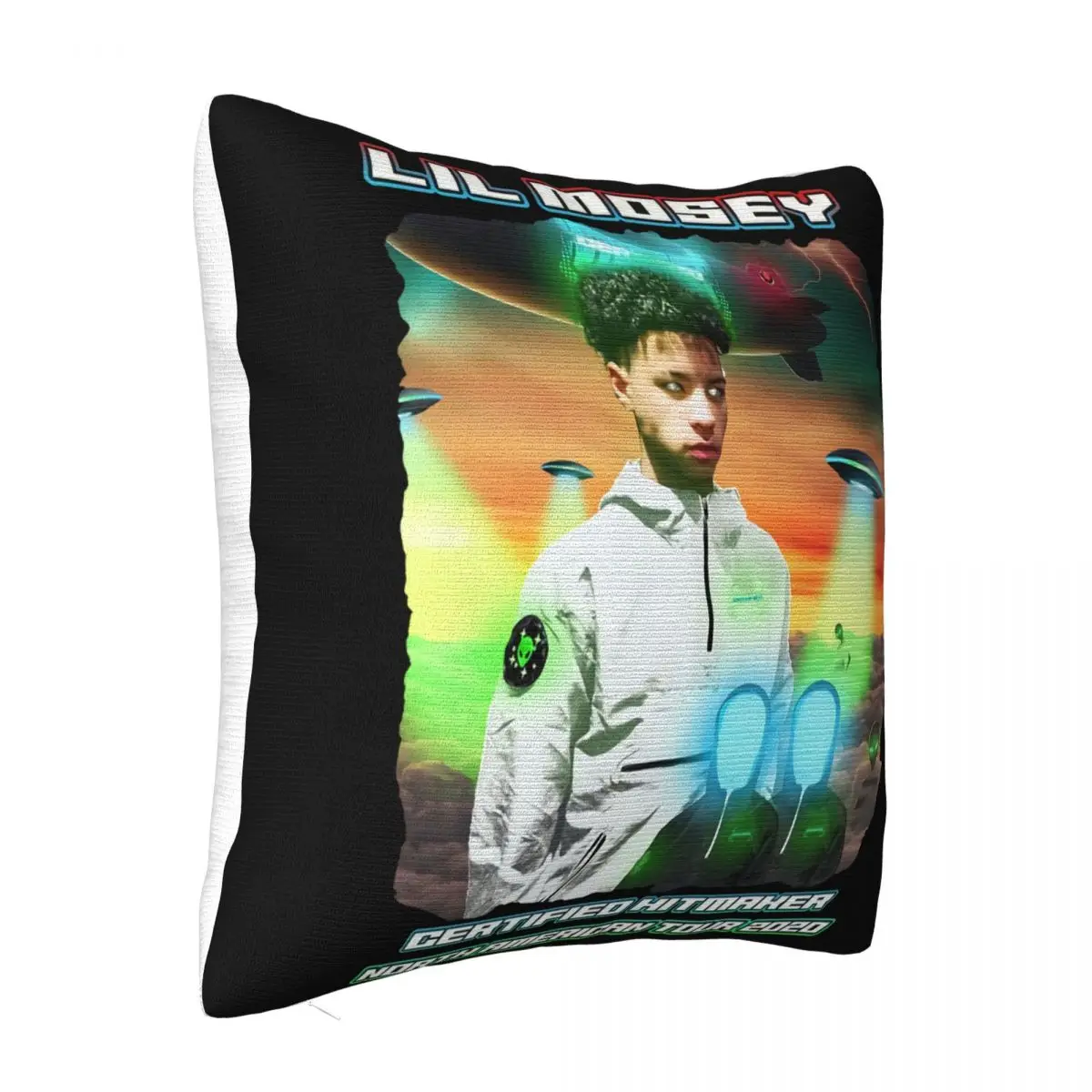 Lil Mosey 'Certified Hitmaker North American Tour 2020' Rap R&B Hip Hop Pillow Case