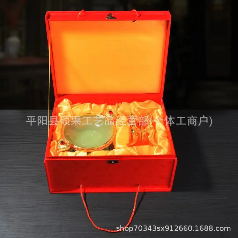 Auspicious Dragon Gathering Collection Basin Corporate Home Insurance Bank Gifts Auspicious Wealth Gathering Ornament Live Strea