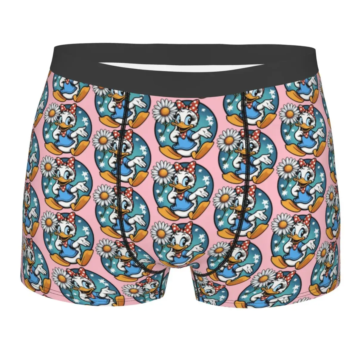 

Custom Donald Duck Daisy Duck Underwear Men Breathable Boxer Briefs Shorts Panties Soft Underpants For Male
