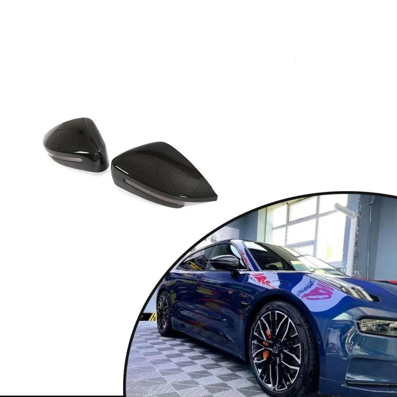 

For Zeekr 001 21-23 Dry Carbon Fiber Automotive Mirror Cover Auto Car Rear View Side Mirror Cover Trim