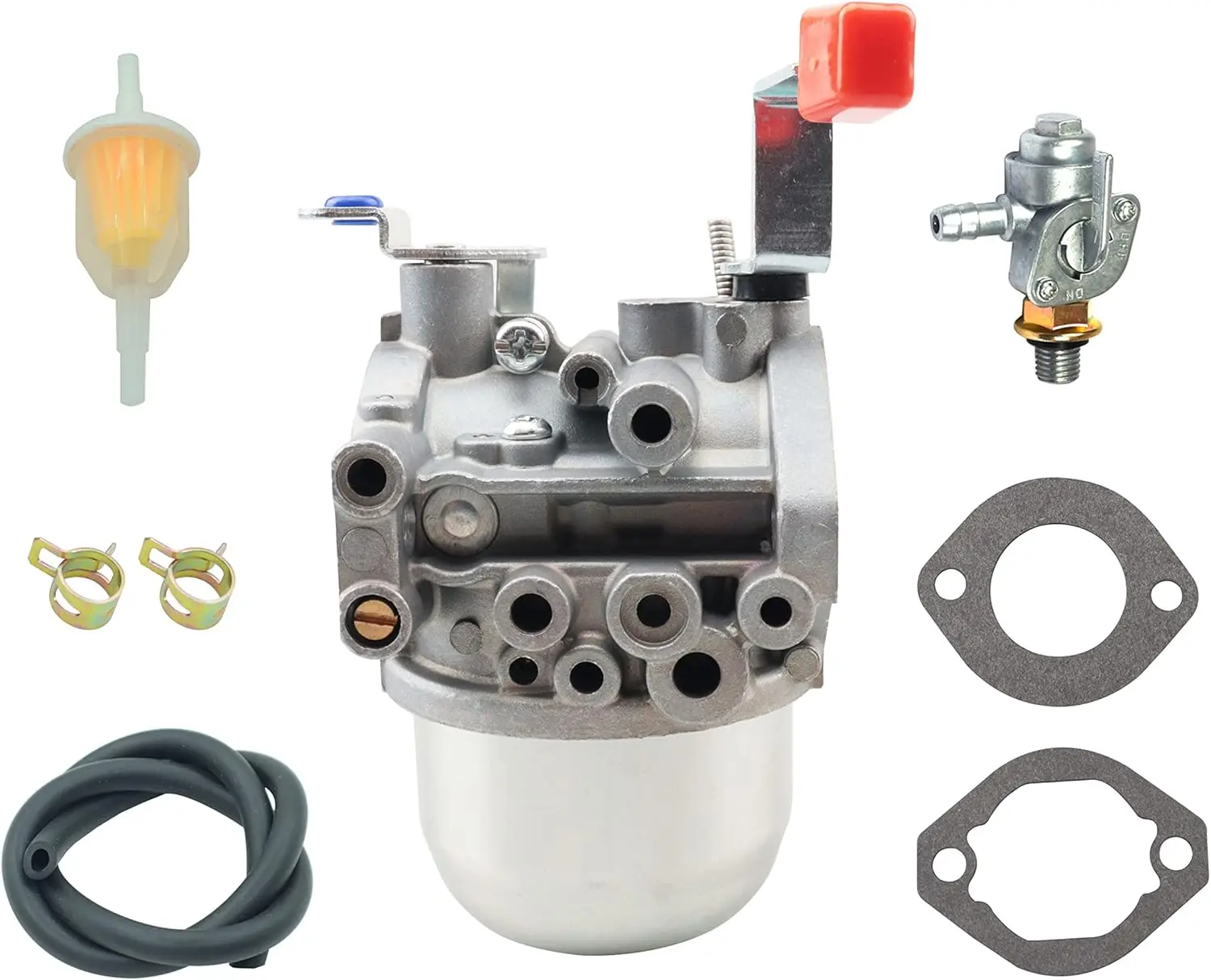 030244 Carburetor Fits for EXL8000 15HP 13500 Watts Generator with Fuel Shut-off valve