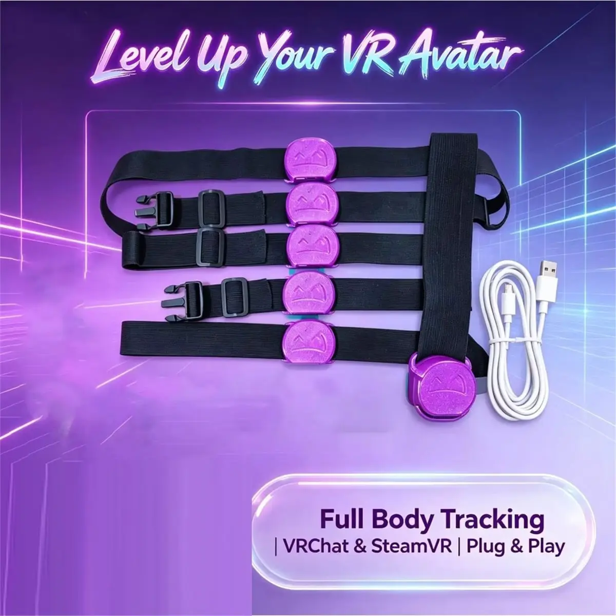Full Body Motion Tracker LSM6DSR Sensor Full-Body Motion Capture Device VR Gaming Gear