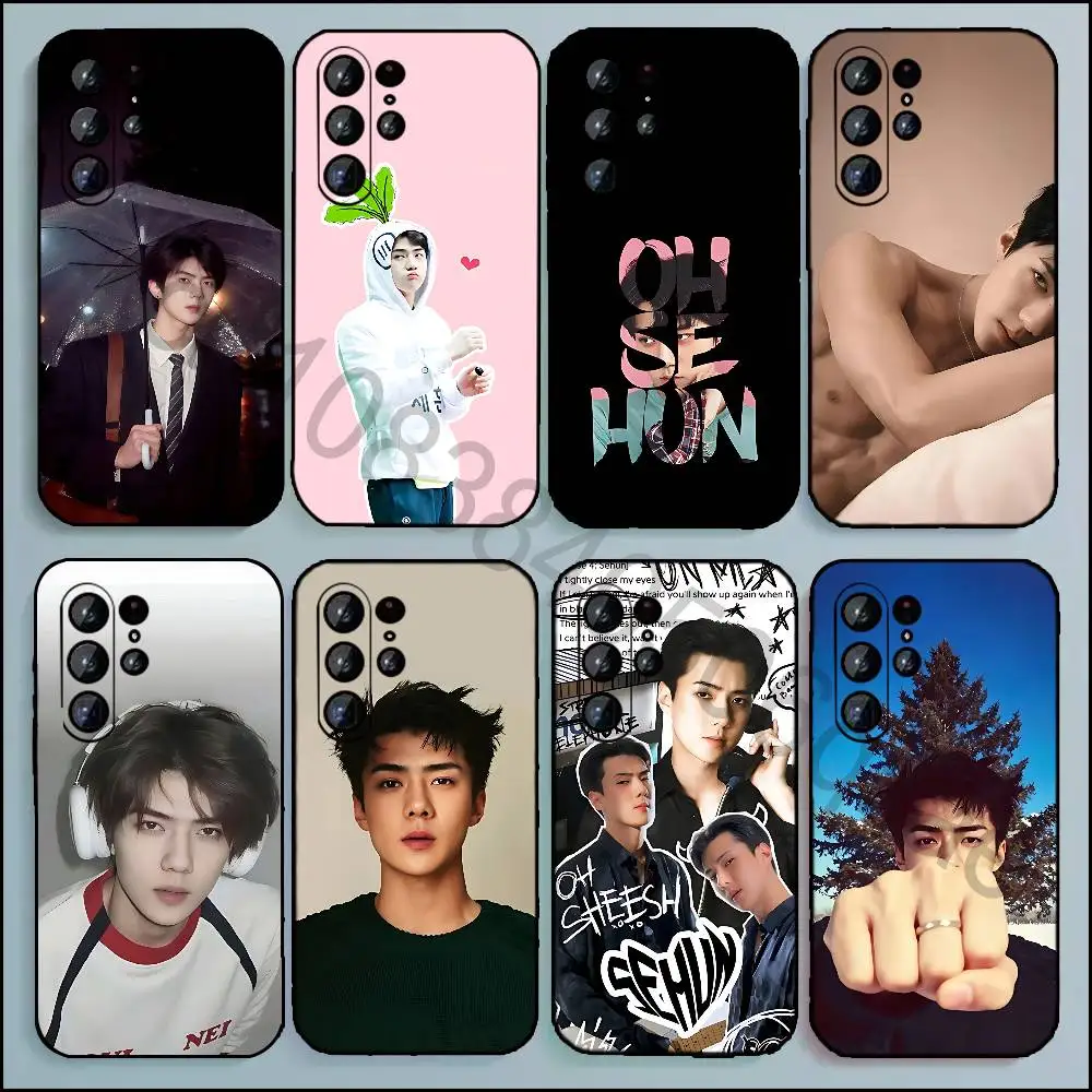 s-sehun Phone Case for Samsung Galaxy A20,21s,22,31,32,52,71,80,A91,5G Colorful Cover Smartphone Pretty