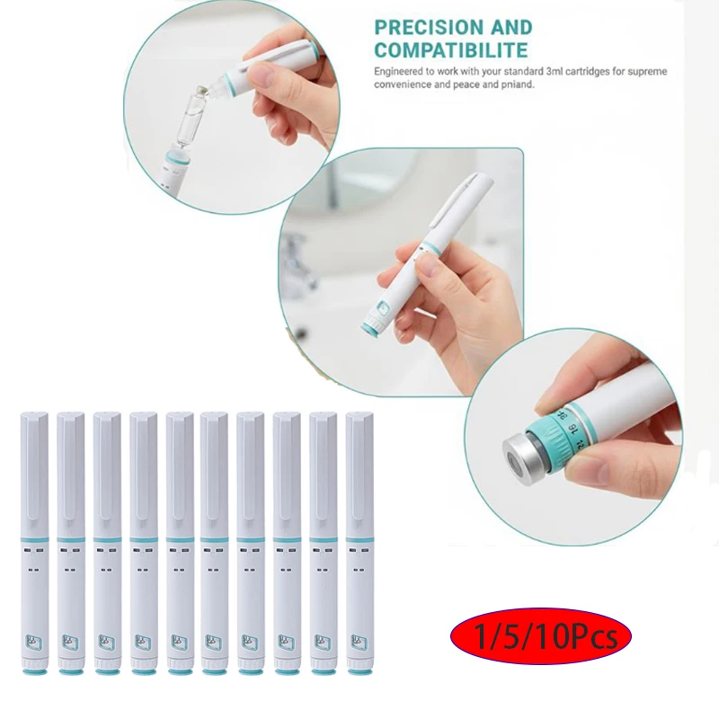 1/5/10PCS Disposable Injection Pen 3ml Auto Injector Pen For Dose Control Adult Home Injection Empty Injection Pen Bottle