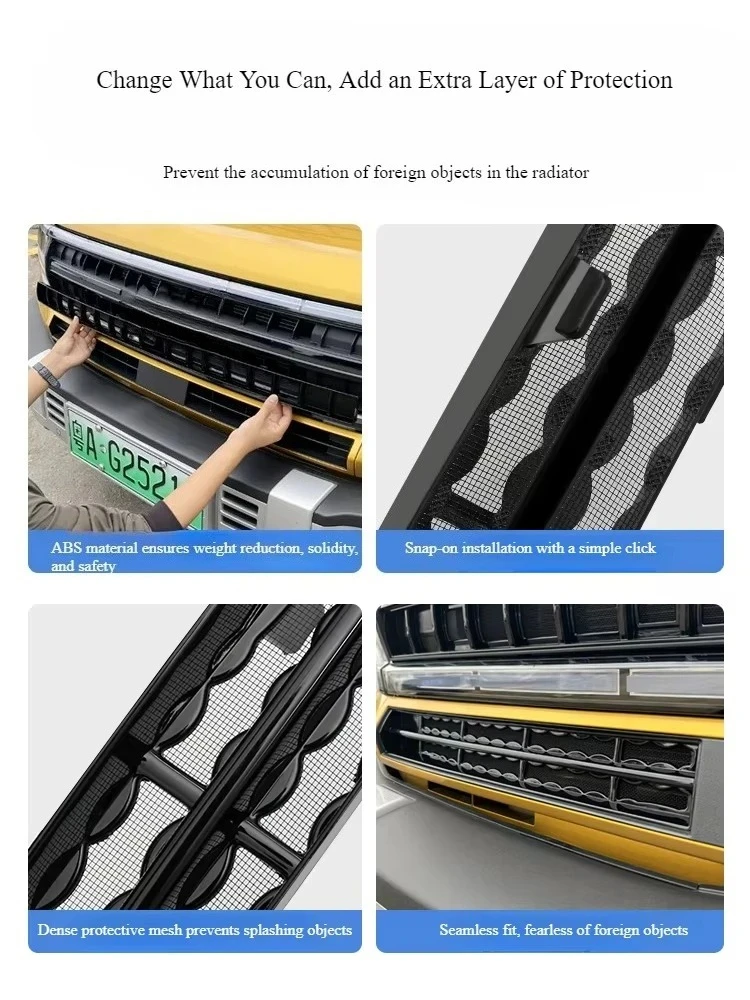 Byd-leopard 5車フロントセンターメッシュ防虫スクリーン、オリジナルモデル、特別なアクセサリー