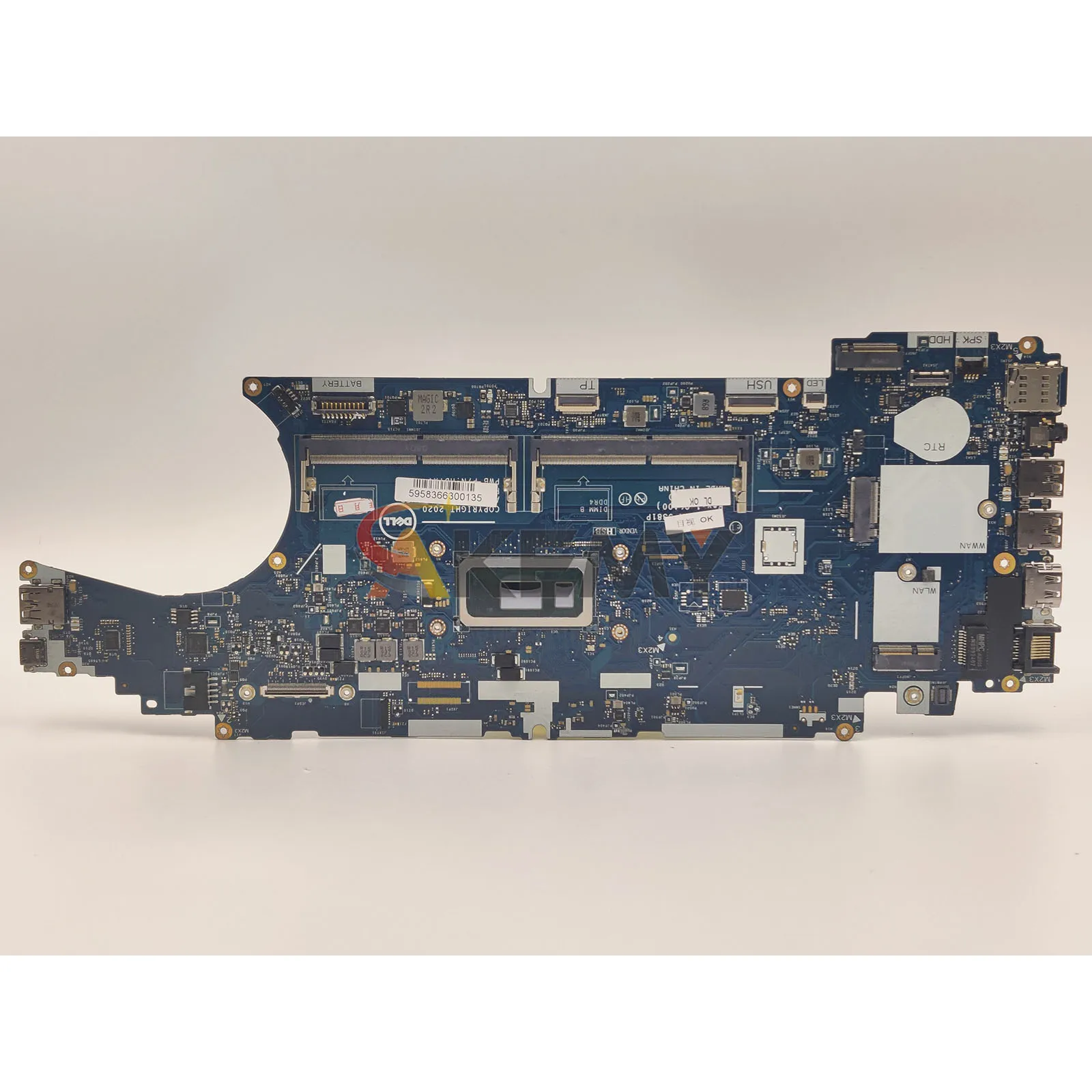 Voor Dell Latitude 5510 Notebook Moederbord FDW50 LA-J381P met I5 I7-10e Gen CPU DDR4 0JD0KX 0HT7GC 0J67M8 100% Volledig Getest
