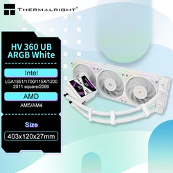 Thermalright HYPER VISION 360 UB ARGB Integrated water cooling radiator/3.95-inch magnetic LCD display/integrated fan/480*480VGA