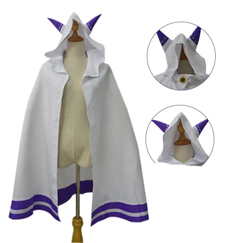ABC123Anime RE: الحياة في عالم مختلف من Zero Emilia Ears Cape Women Girils قبعات كاجوال للهالوين كرنفال Cx;3,f'6,h.7;j