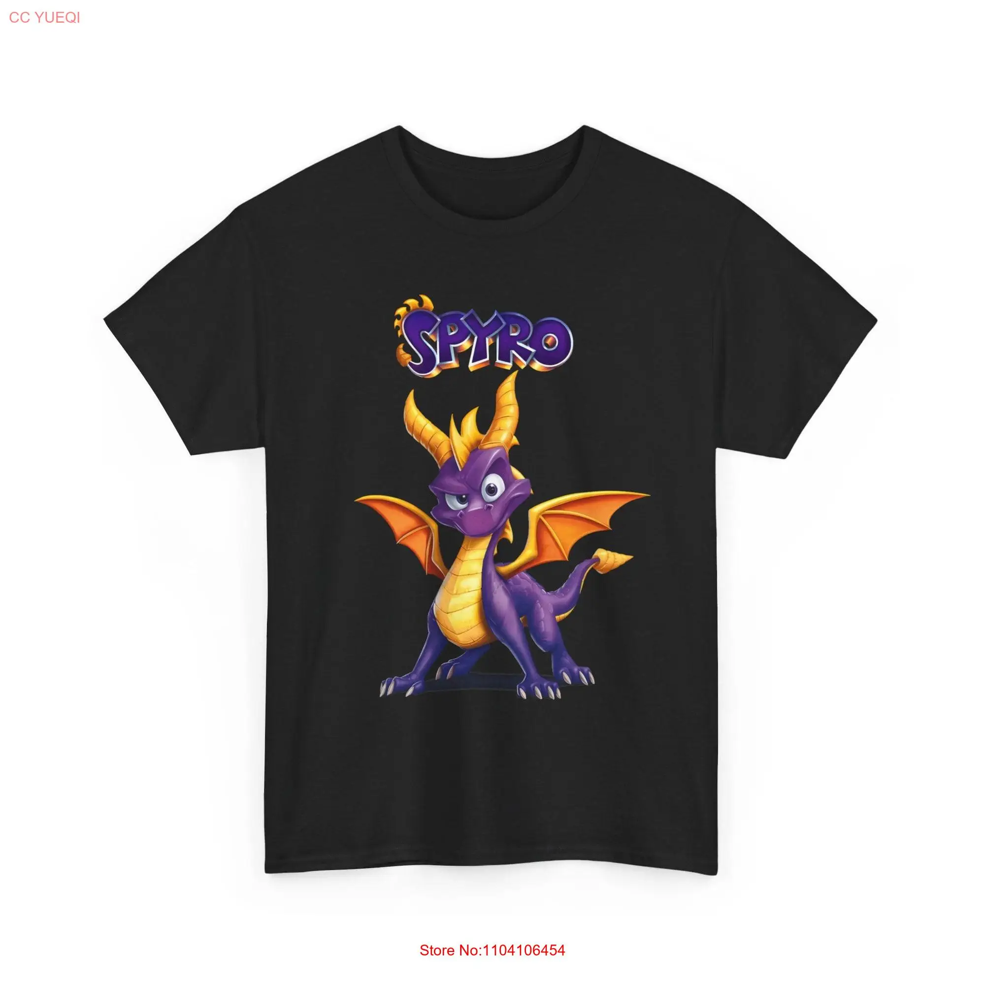 Spyro t shirt long or short sleeves