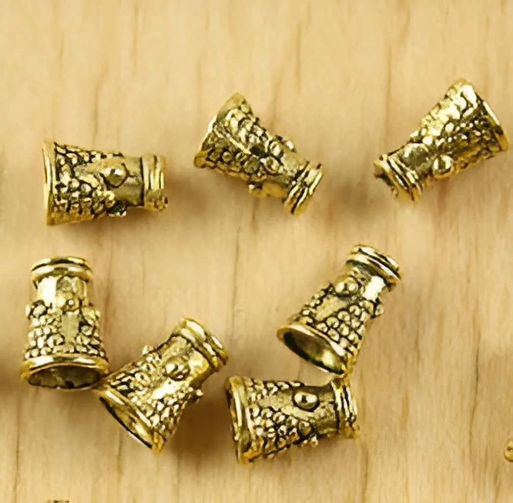 

50pcs 7.5mm , B-hole2.7mm, S-hole1.7mm Alloy matel cup shape spacer beads HWH1845