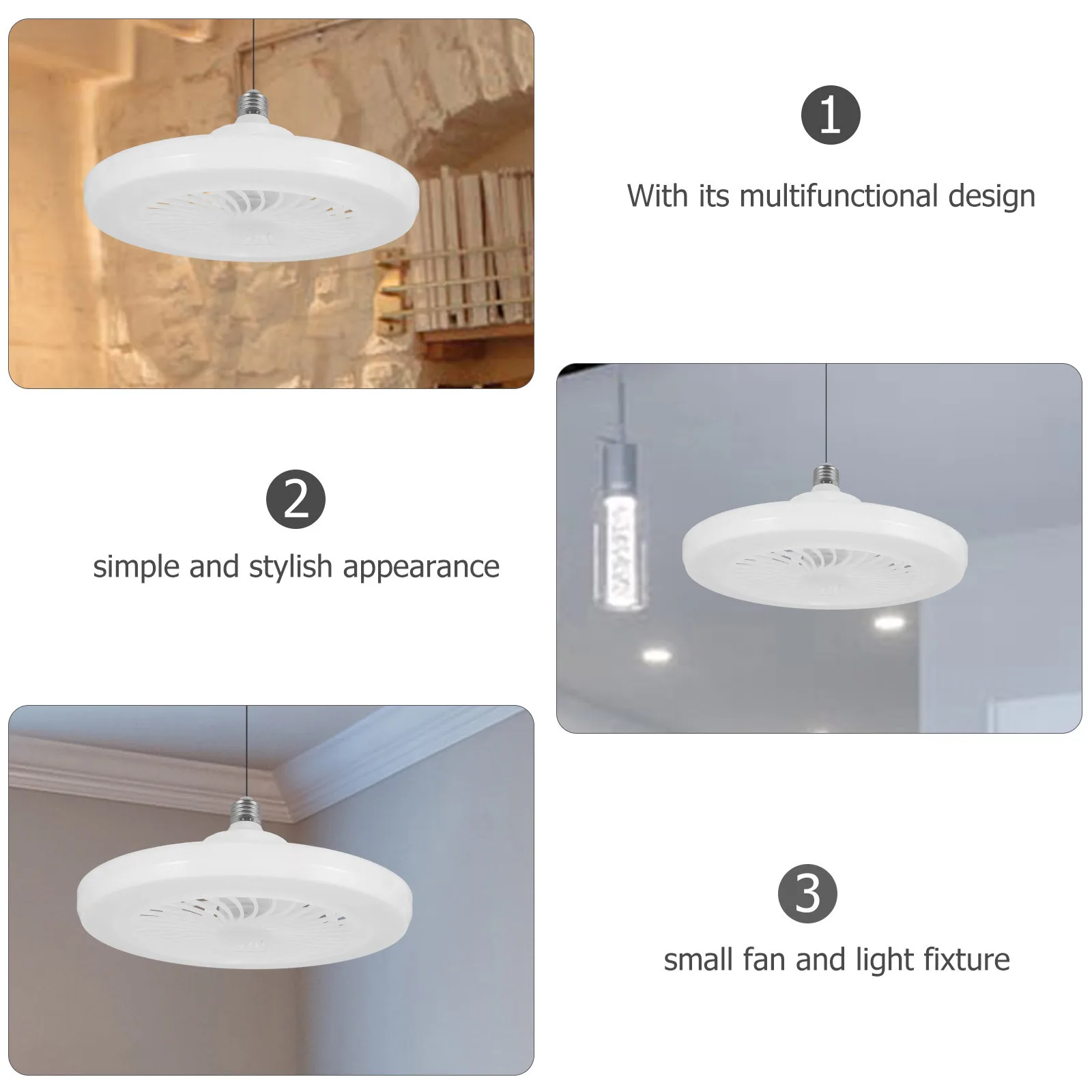 

Small Fan Ceiling Lamp LED Light Adjustable Brightness Bedroom Ceiling Cooling Lamp LED Fan Light