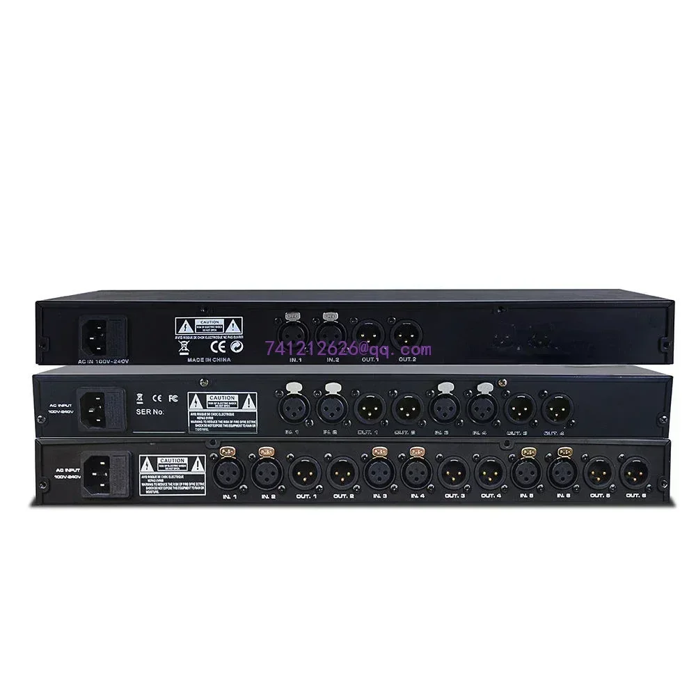 Professional audio system digital signal speaker processor feedback suppressor