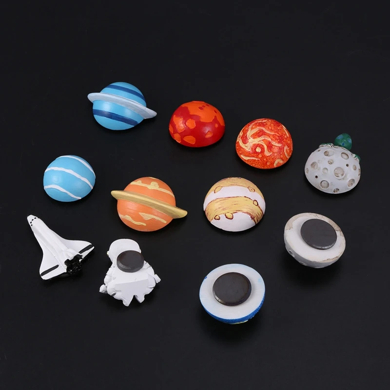 22Pcs Magnetic Sticker Astronaut Refrigerator Magnet 3D Creative Fridge Magnet Home Decoration Space Shuttle Magnet