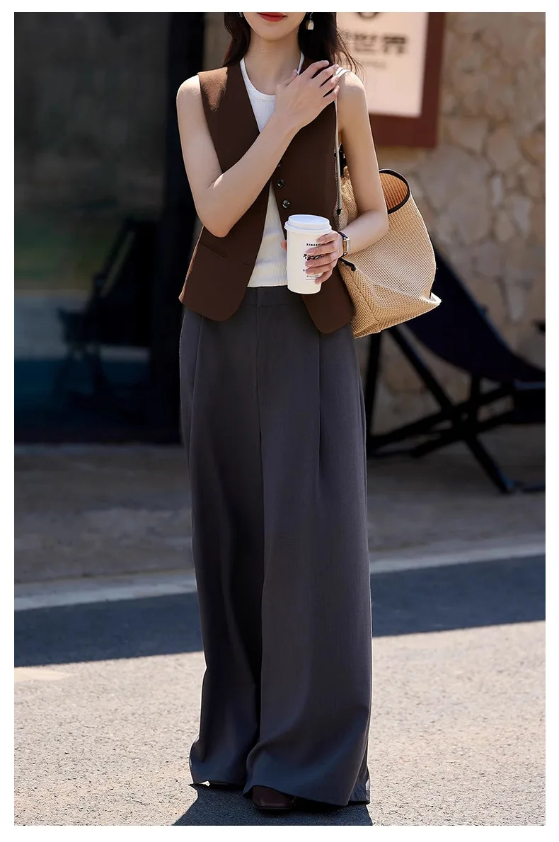 

Жилеты Жилеты Тонкие женские стеганые летние ажурные вязаные крючком с круглым вырезом Укороченные легкие художественные милые женские клубные одежды Сладкие