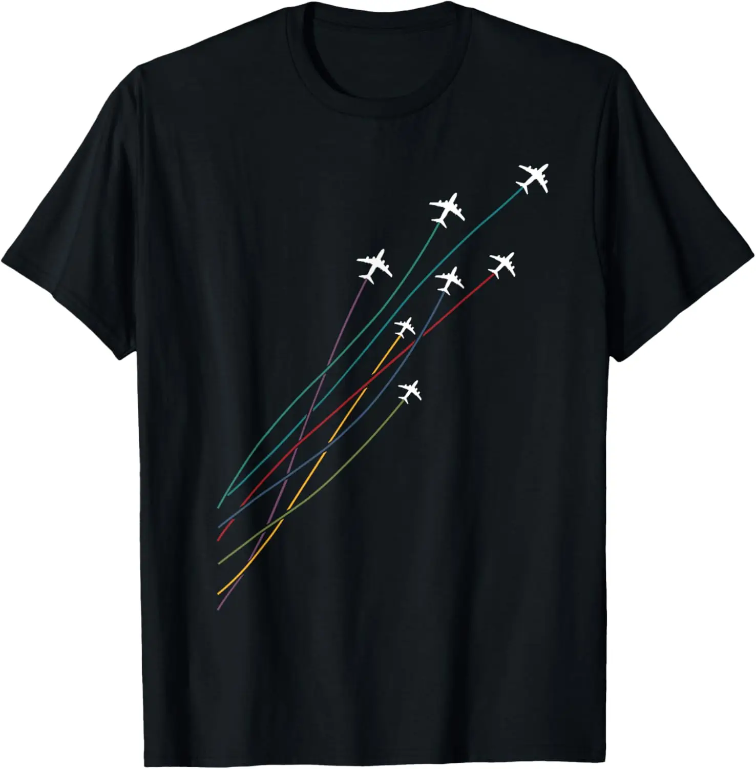 Pilot Passenger Plane Airplane Airline Tee Women Clothing Funny Fashion Graphic  Summer Streetwear Y2K Simple Stylish Women Tee