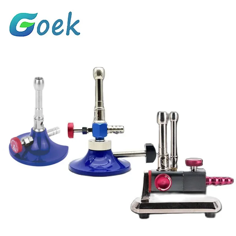 Dental Gas Light Single/Double Tube/Tiltable 360° 3 Style Bunsen Burner Dentistry Accessories Lab Equipment Tool Materials