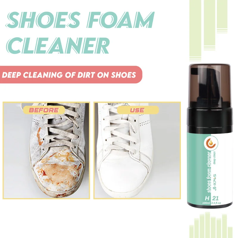 

Shoes Cleaner Sneaker Cleaning White Shoes Cleaning Deep Cleaning Stains Removal Shoe Care Fast Stain Cleaner JB-XPCS H21