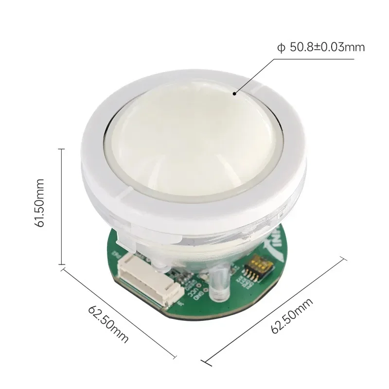 50mm Photoelectric Trackball Module Precise Positioning Low Power Consumption High Sensitivity for Embedded Application