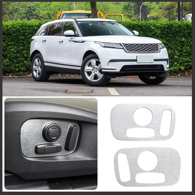 

For Land Rover Defender Range Rover Sport Discovery 5 car seat adjustment switch decoration plate sticker interior accessories