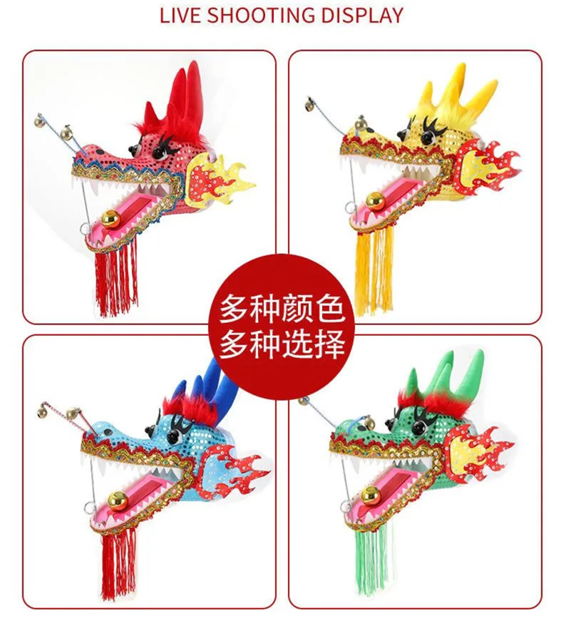 8 Meters Phoenix Pattern Chinese Dragon Dance Ribbon With Head New Year Christmas Celebration At School Festival Performance