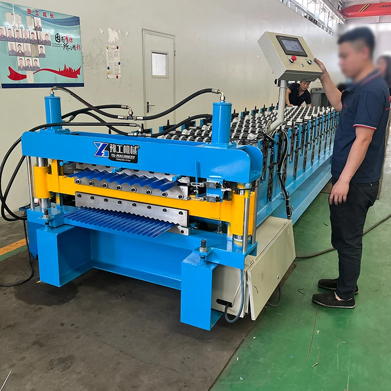 Automatic Automatic Glazed Color Steel Roofing Sheet Forming Machine Trapezoidal Corrugated 3 in 1 Line - Aliexpress Deal