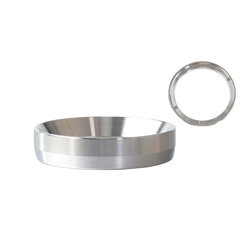 Stainless Steel Espresso Portafilter Dosing Ring to Support Controlled Ground Release and Improve Dose-to-Yield Reliability