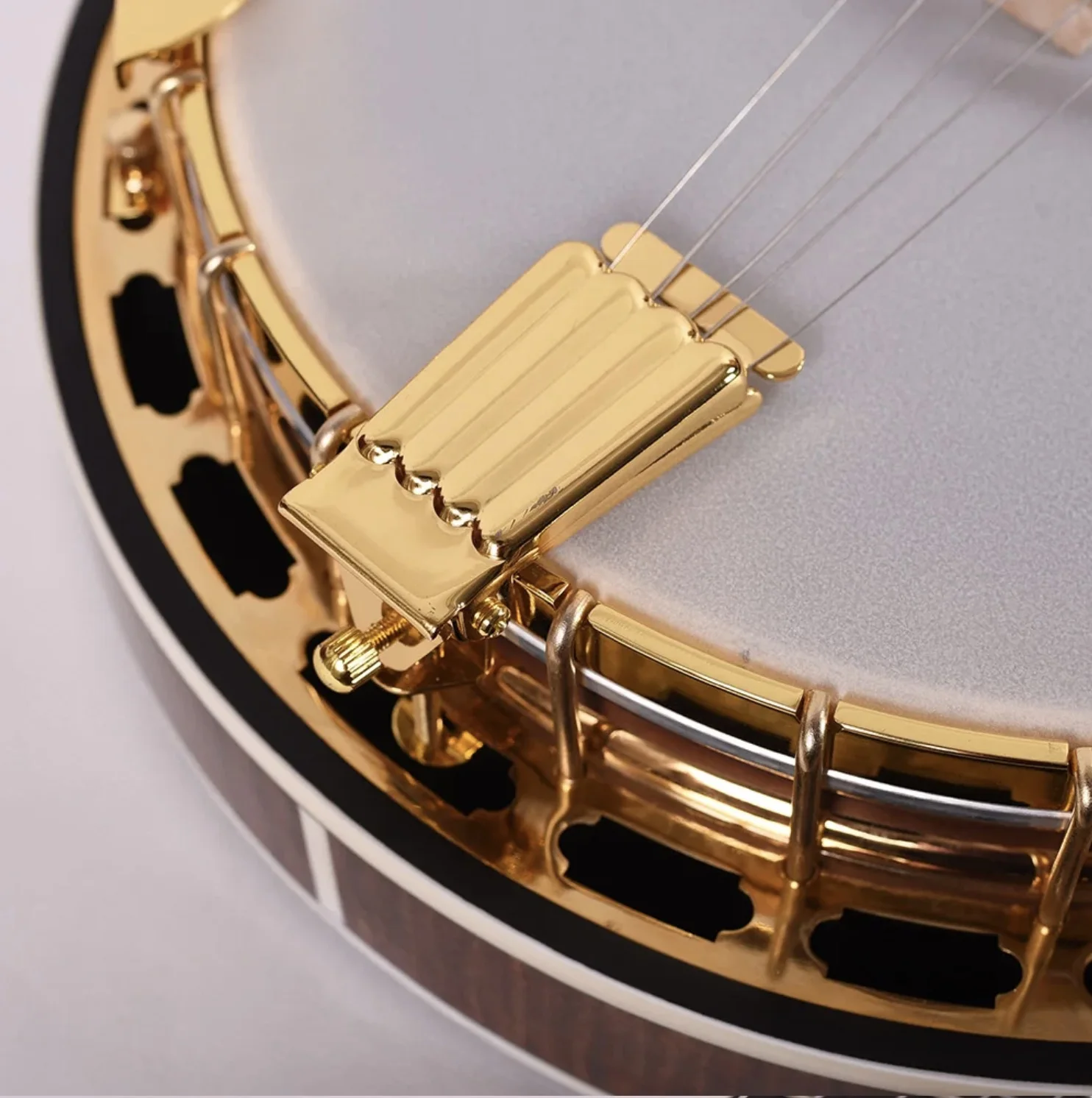 Custom 5 strings banjo Imported Rose Fingerboard Banjo Mandolin Guitar Professional Western Musical Instruments with gold hardwa