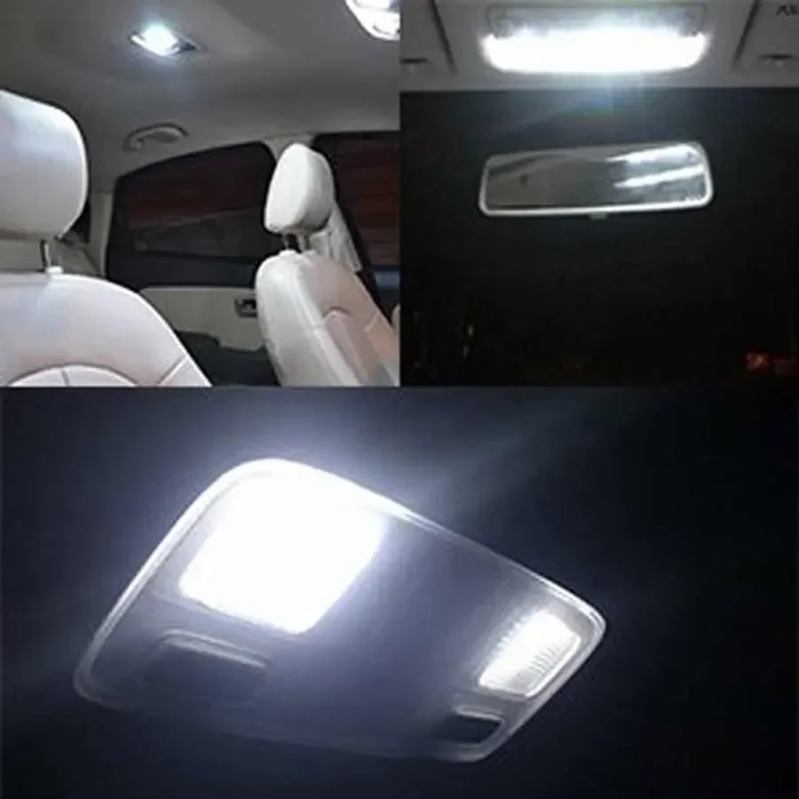 12V-24V Universal Car Interior Readling Lamp COB 108SMD LED Panel Dome Light High Brightness Bulb Truck Waterproof Lamp