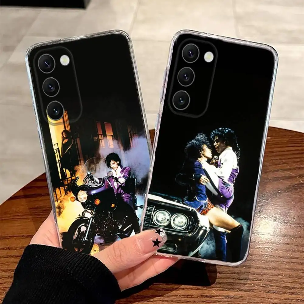 

Singer P-Prince Phone Case For Samsung S30,23,21,22,20 FE lite,S10,9,PIus Note20ultra Soft Transparent