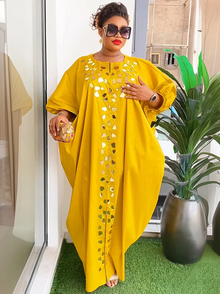 Plus Size Dresses For Women African Ankara Dashiki Outfits Dubai Luxury Abayas Wedding Party Prom Evening Gown Ladies Clothing