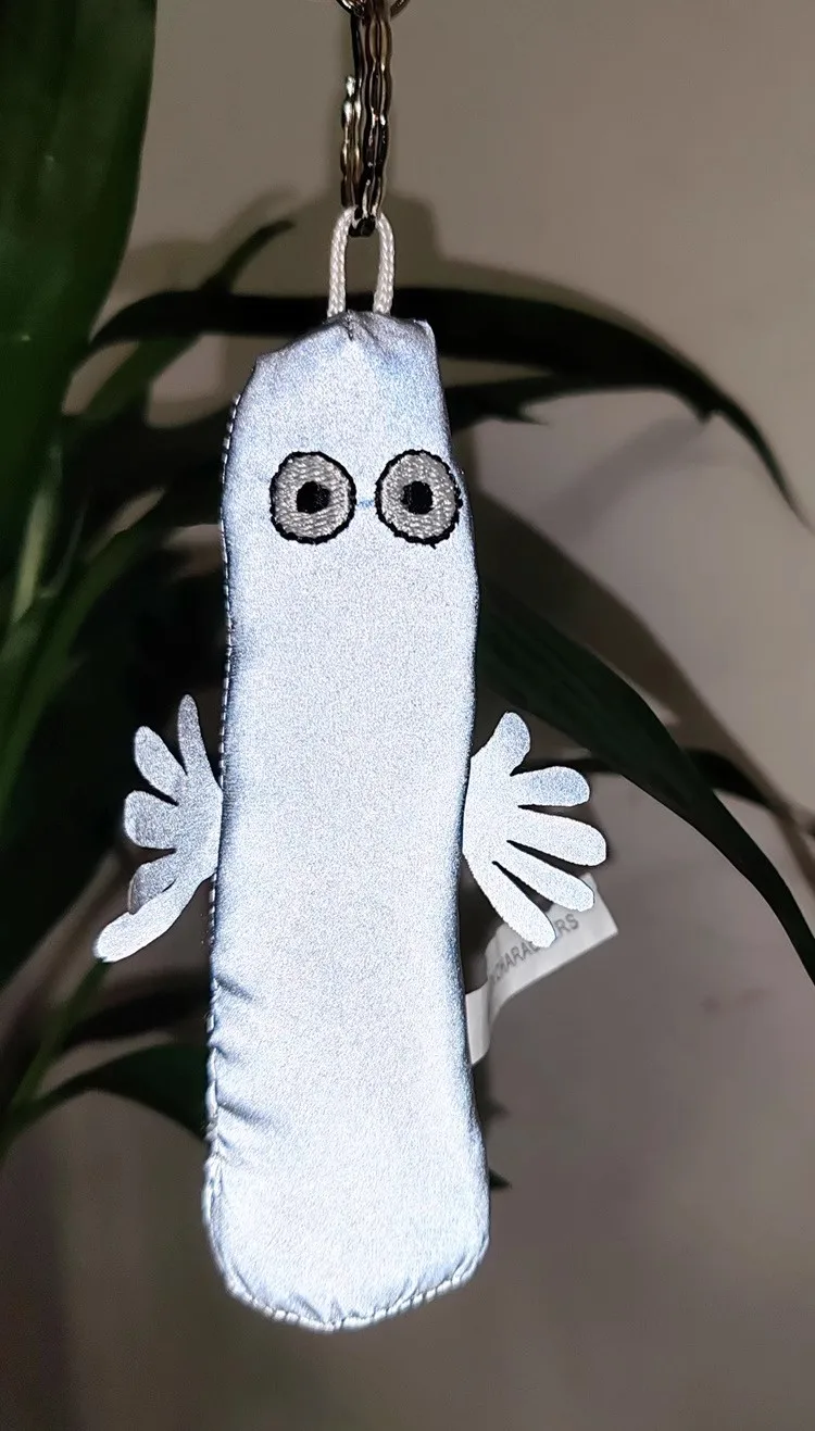 Childen Trinkets Reflective Pendant Reflective Protective Creative School Gift Night Walking Warning Backpack Pendant