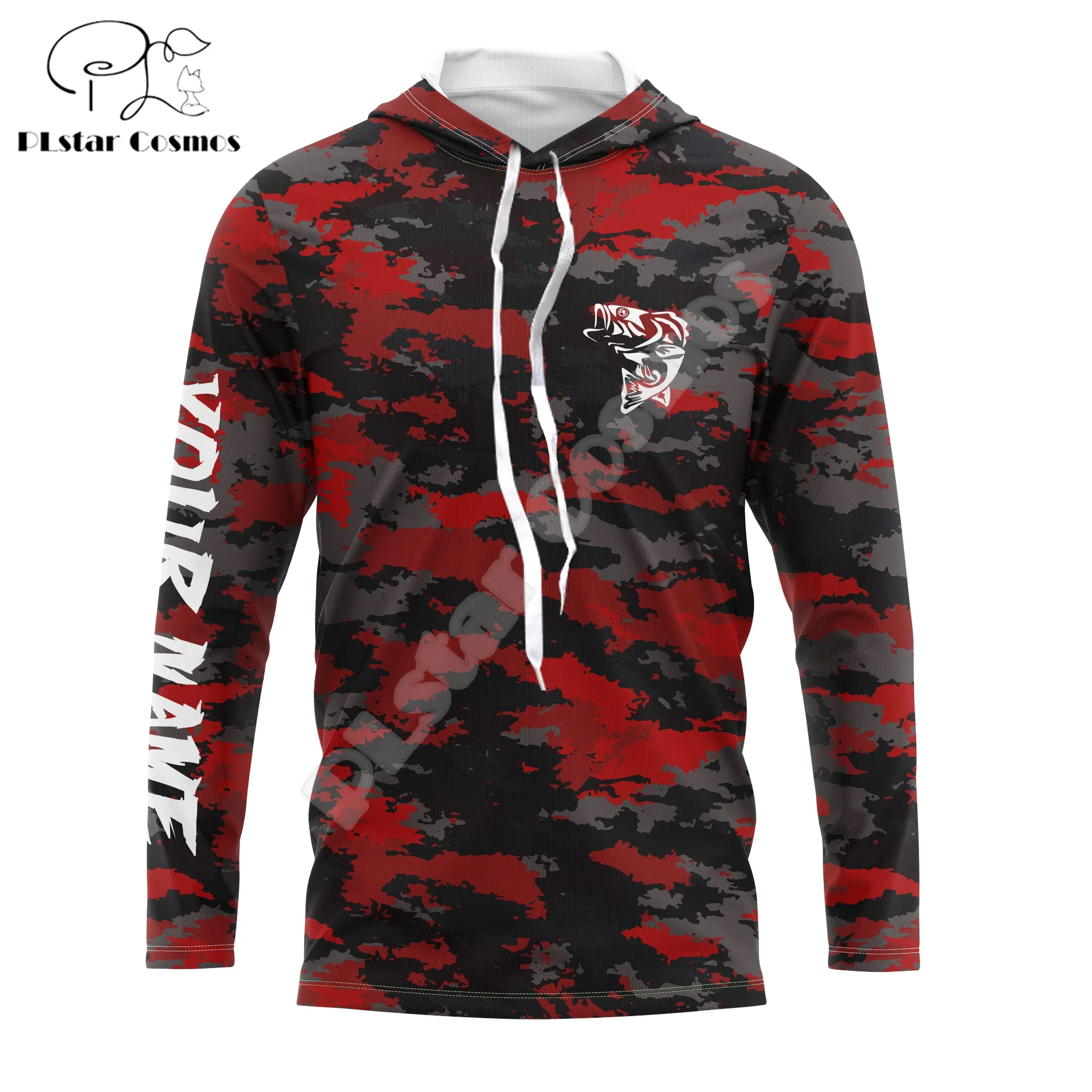 Custom Name Animal Fishing Mahi Graffiti Fish Tattoo Retro Tracksuit Vintage 3DPrint Pullover Harajuku Casual Hoodies Jacket J2