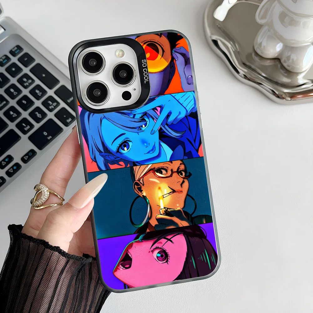 Epc Anime D-DandaDan Phone Case IMD Phone Case For IPhone 16 15 14 13 12 11 Pro Max Plus Color Silver Cover
