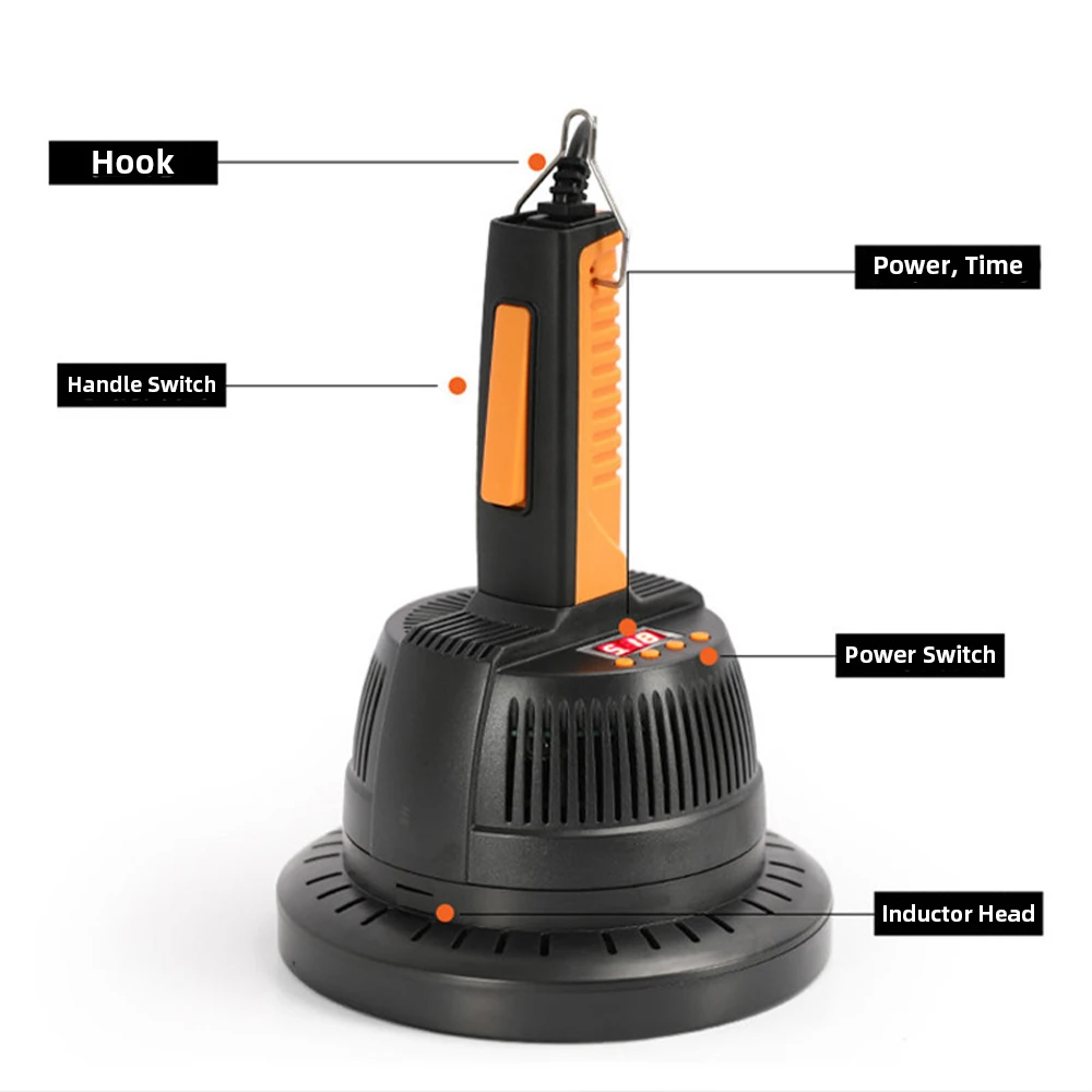 آلة الختم المحمولة الكهرومغناطيسية الحث الألومنيوم آلة ختم رقائق الألومنيوم لزجاجة العسل جرة الطب