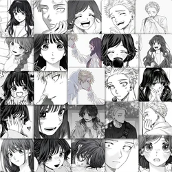 10/30/59pcs Kawaii Kaoruko Waguri Stickers The Fragrant Flower Blooms With Dignity Anime Sticker Kaoru Hana Wa Rin to Saku Decal