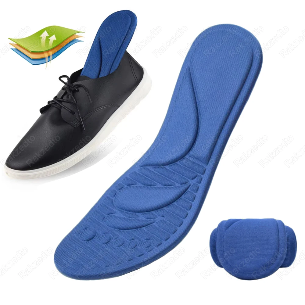 

Memory Foam Insoles for Sport Shoes Man Plantar Fasciitis Foot Massage Shoes Insoles for Sneakers Woman High Heels Inner Soles
