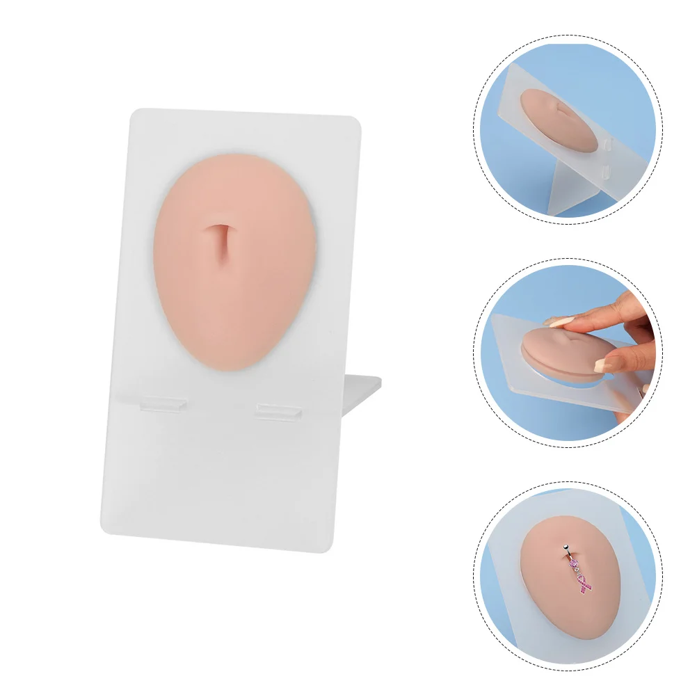 

Симуляция пупка, силиконовая татуировка, тренировочная кожа, 3D искусственная мягкая гибкая искусственная кожа пупка для тренировки татуировки