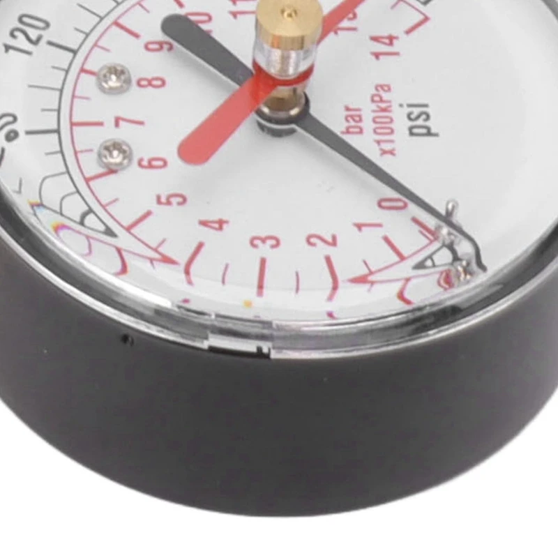 Water Pressure Gauge 0 To 200Psi Universal Water Pressure Test Gauge With 3/4 Female Hose Thread For Durable