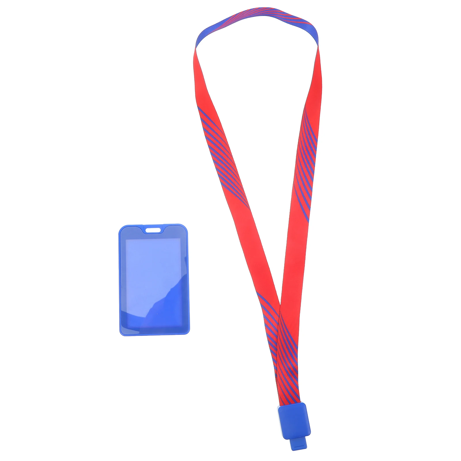 

1 Set Clear Id Badge Holder Lanyard Anti- Protector 10 Pack Transparent Card Sleeve Display Cover For Business Photo