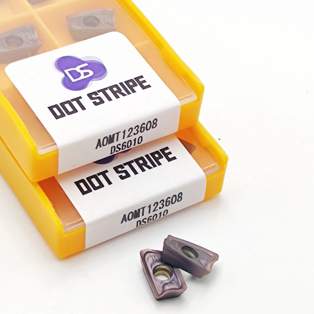 

10PCS Carbide Turning AOMT123608 PEER M High Quality Internal Metal Steeless Steel Turning Tool AOMT 123608 Insert Tool