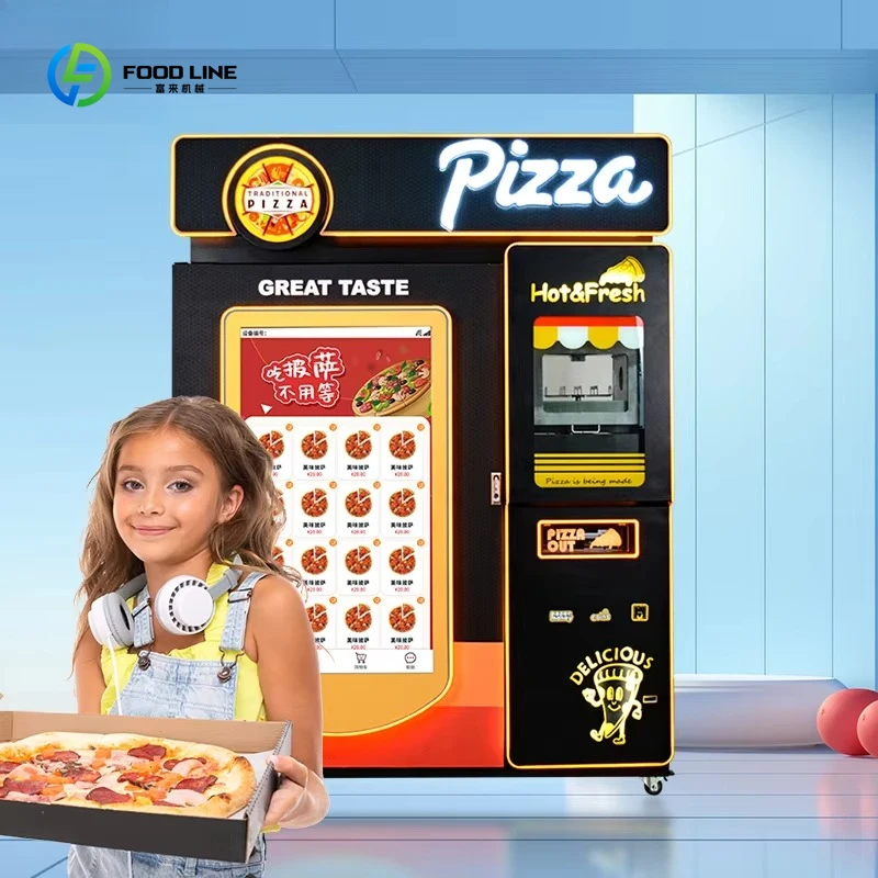 

Automatic Pizza Vending Machine Hot Pizza Distribution with SDK Function