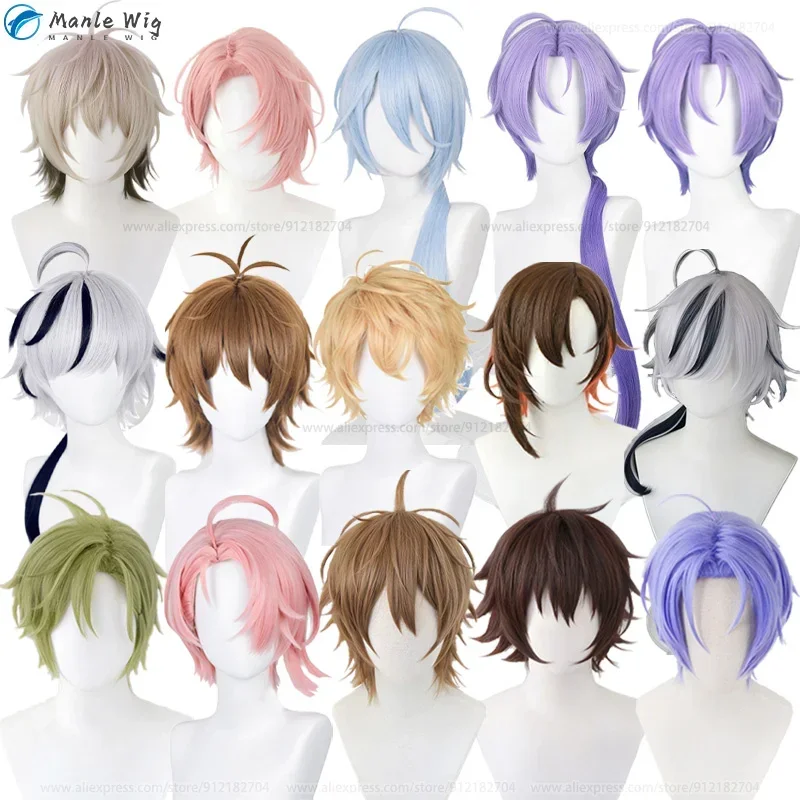 Game Olivine Eiden Blade Kuya Edmond Aster Yakumo Quincy Garu Cosplay Wig Heat Resistance Hair Anime Wigs Wig Cap