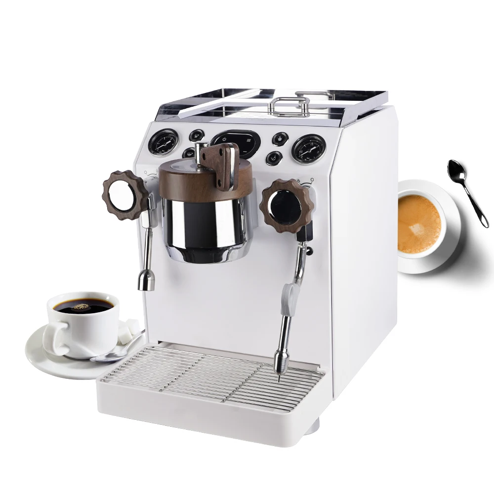 

Кофемашина полуавтоматическая с независимым парогенератором, 1 л, для дома и офиса, с функцией предварительного замачивания и PTC-контролем температуры