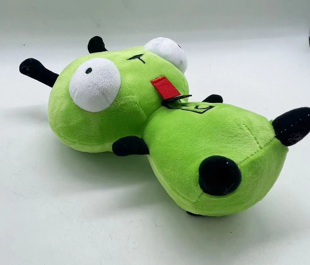 20cm Alien ET 3D Eyes Green Invader ZIM GIR Dog Plush Figure Toy Soft Stuffed Collectible Toy Christmas Gift Toys for Children